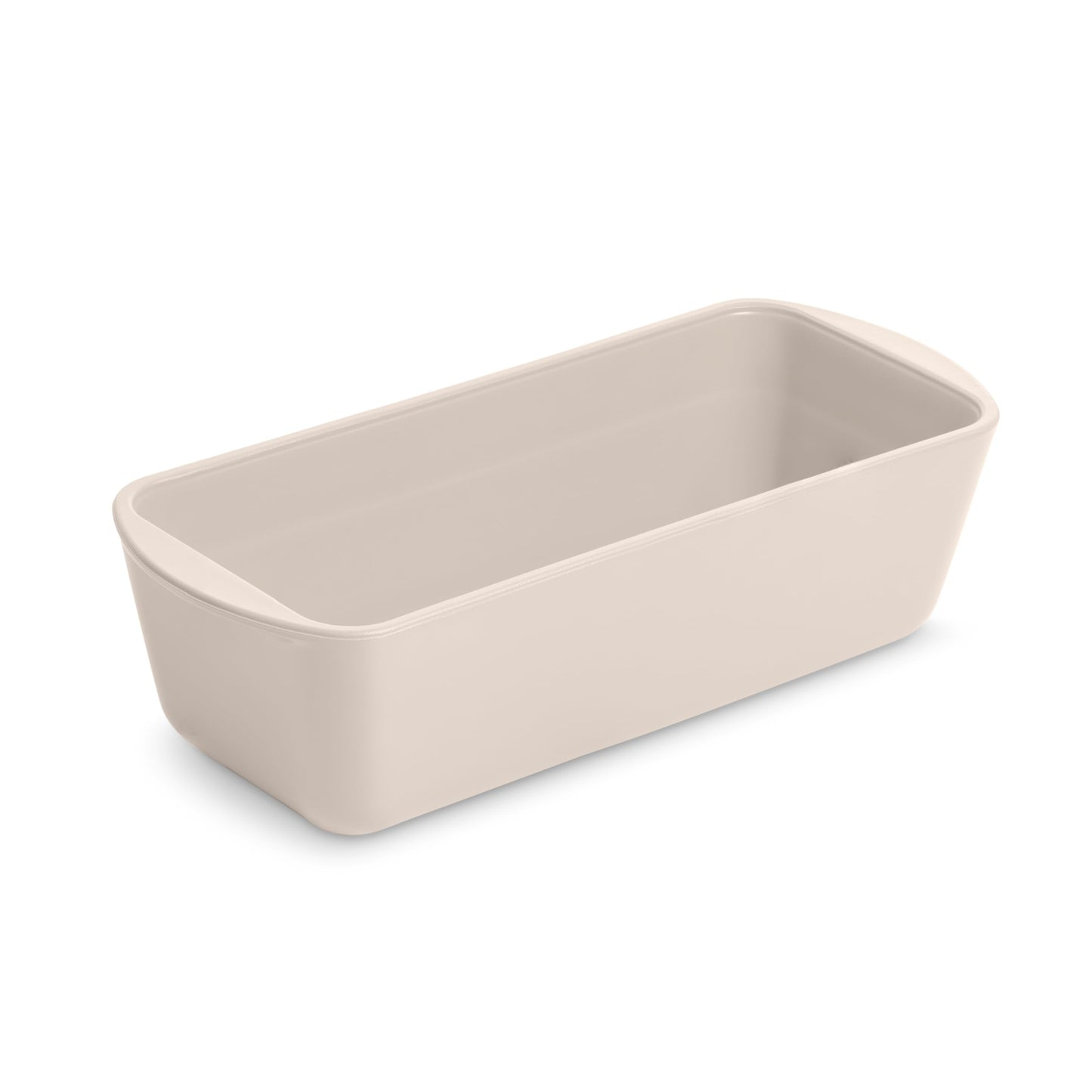 BRIVARA HOME Non-Stick Ceramic Coated Glass 1 lb Loaf Pan | Naturally Slick Ceramic Coating | No PTFE, PFOA, PFAS, and BPA | Perfect for Cakes, Breads, & More [Crema]