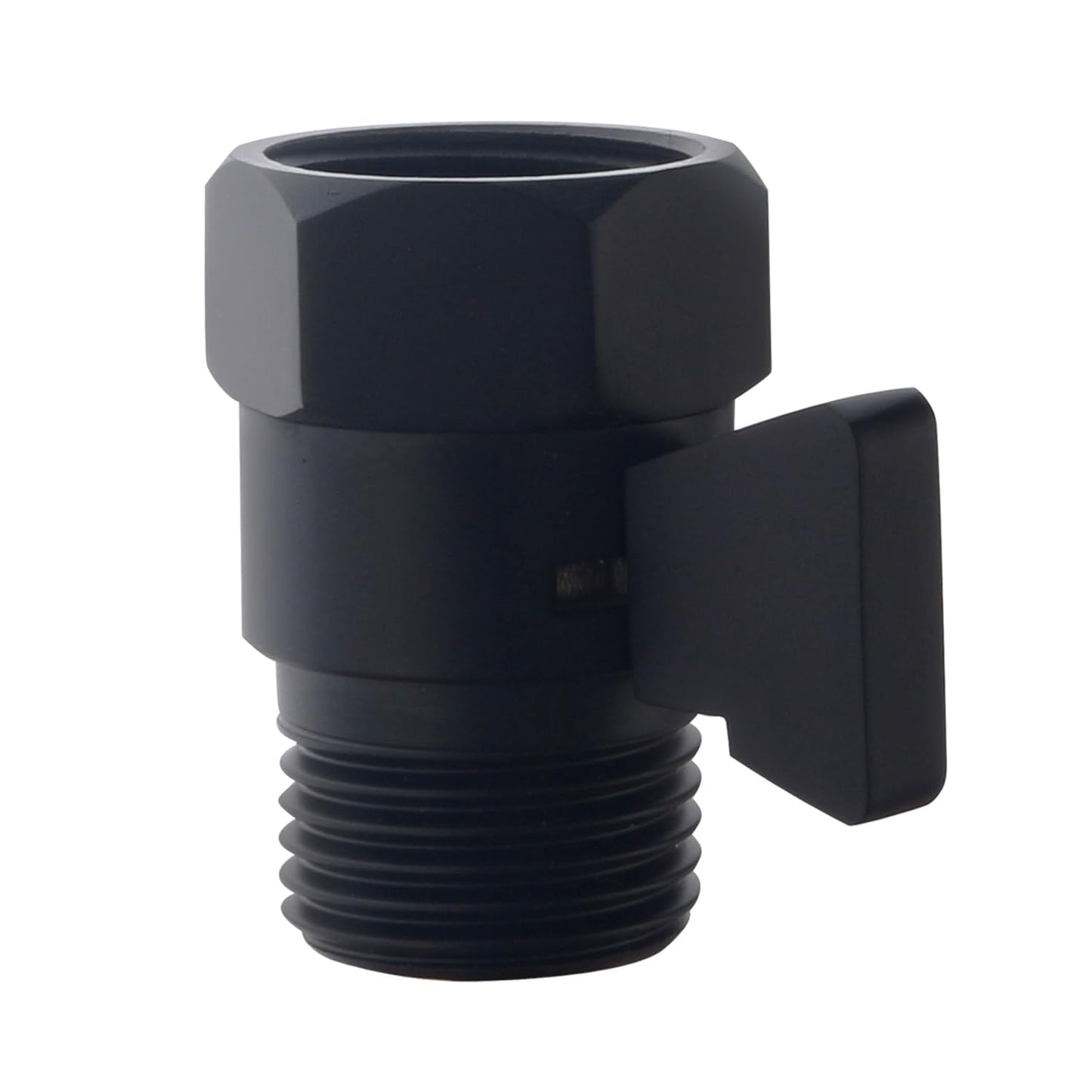 AZOS Brass Shut Off Valve, Water Flow Control Valve, Shower Head Shut Off Valve, Water Flow Control Valves G1/2 Pressure Regulator, Water Pressure Regulator in Black