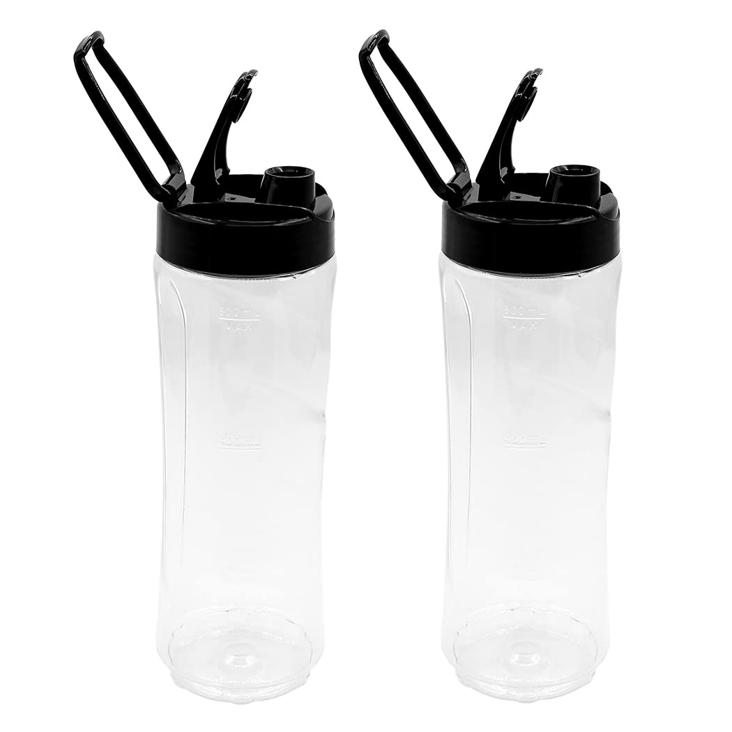 Anbige Replacement parts cups 20oz Sport Bottle Accessory, Compatible with Oster My Blend Blender (2 20oz + 2 lids)