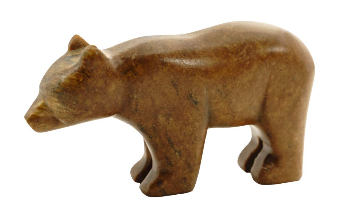 STUDIOSTONE CREATIVE DIY Arts & Crafts Carving Kit Kids Adults Bear & Wolf Sculpture Soapstone