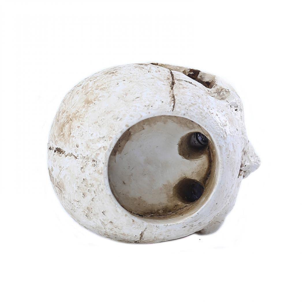 Comeon Skull Candle Holder Resin Gothic Tea Light Holders Mini Skull Home Decoration Novelty Craft Collection