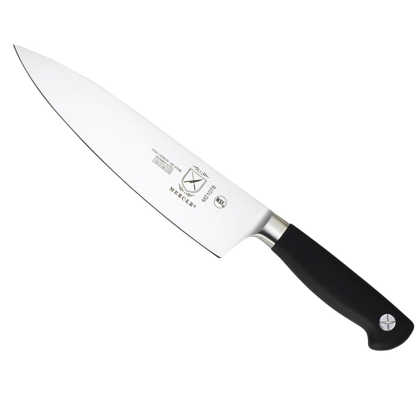 Mercer Culinary M21078 Genesis 8-Inch Short Bolster Chef's Knife,Black