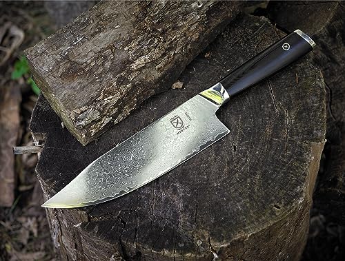 Mercer Culinary M13795 Premium Grade Super Steel, 8-Inch The Hunter Chef's Knife, G10 Handle - style: The Hunter Chef's Knife G10 Handle 8 Inch