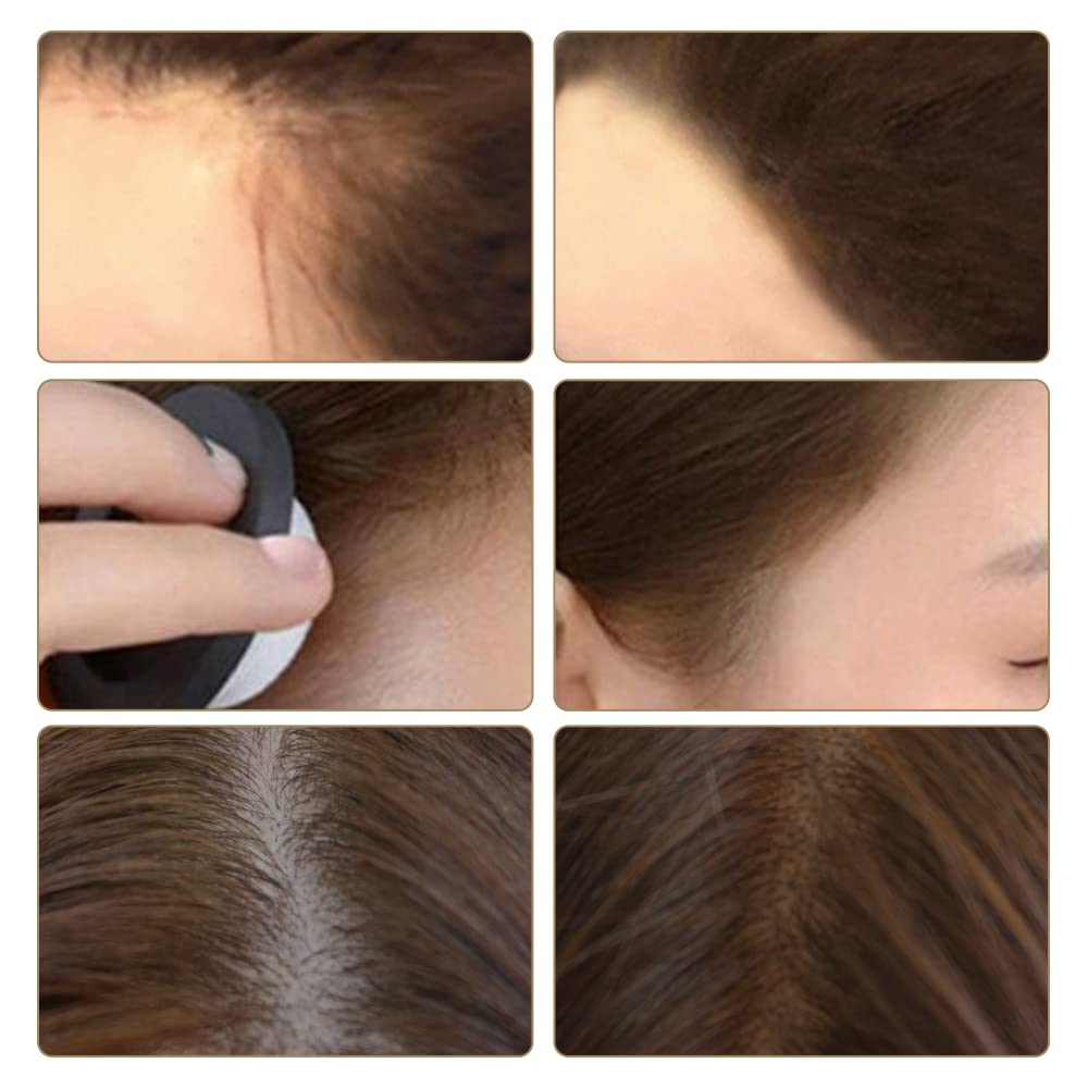 Root Touch Up Hair Powder, Instantly Gray Hair Root Cover Up Hairline Powder, Hair Concealer For Women and Men (A-Brown, 2PC)