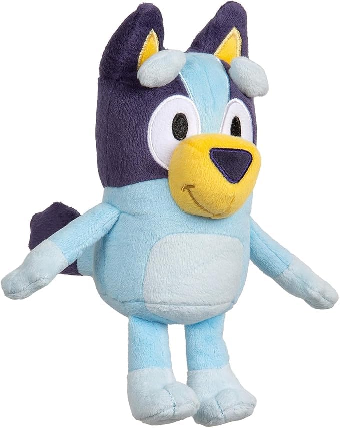 Bingo & Bluey Plush Toys Bundle – Exclusive 2-Pack Soft Bluey Toys, Deluxe Fabric, Embroidered Detail, Plush Characters for Show Time or Story Time
