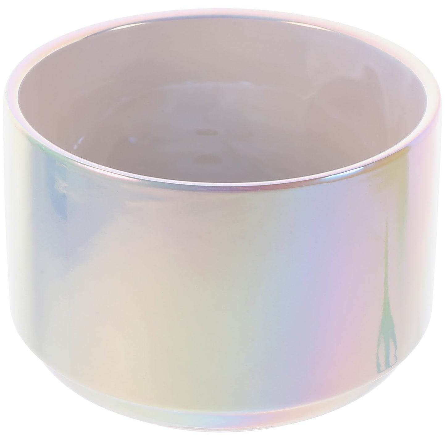 Garneck Ceramic Flower Pot Iridescent Succulent Planter for Home Desktop Decoration Cactus Succulent Holder with Drainage for Indoor Use