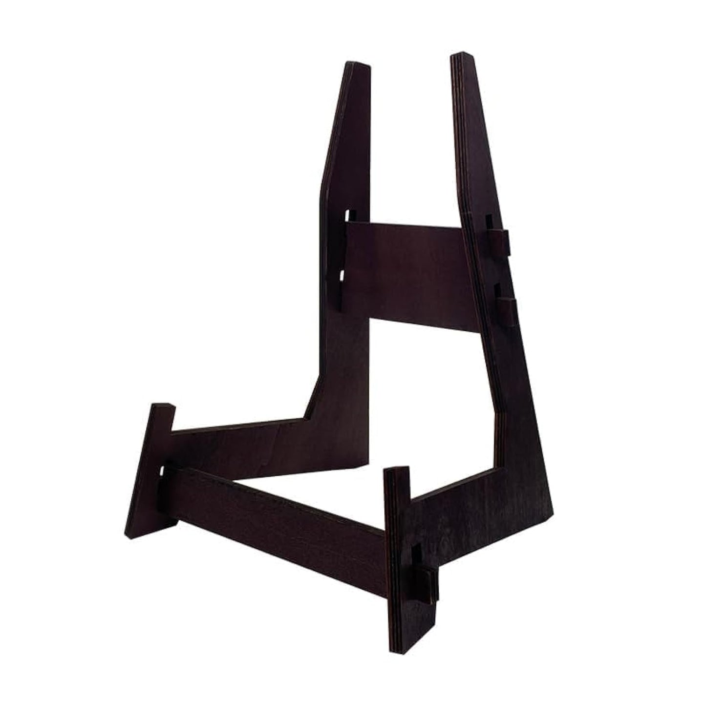 COLOOFO 15.5 Inch Large Plate Stands for Display, Wooden Picture Frame Stand, Decorative Easel Holder for Plates, Bowl, Plaque, Pictures, Books (1 Pack )