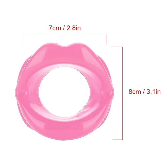 Lip Trainer, Face Slim Exerciser Muscle Lips Trainer Tightener Silicone Face Lifting Lip Exerciser Mouth Muscle Tightening Tool Face Exercise Lips Trainer Face Beauty Tools for