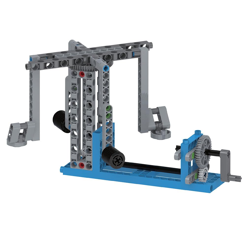 Thames & Kosmos Simple Machines Science Experiment & Model Building Kit, Introduction to Mechanical Physics, Build 26 Models to Investigate The 6 Classic Simple Machines