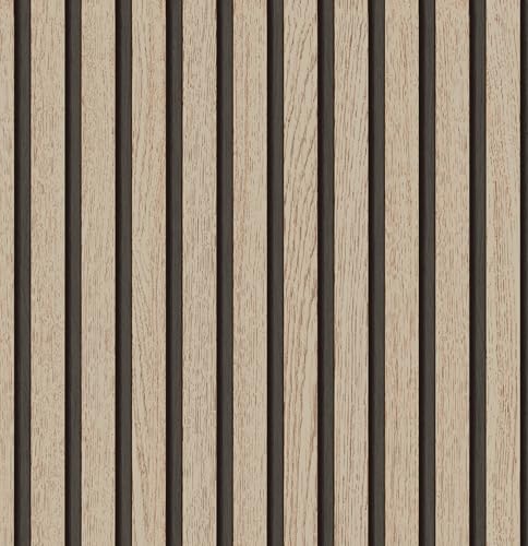myforHD Wallpaper Peel and Stick Wood Grating Stripe Self-Adhesive Wallpaper Faux Wood Contact Paper Wood Slats Self Adhesive Wall Paper PVC Vinyl Film Removable Waterproof 17.3" x 393" - color: Wood G, size: 17.3" x 393.7"