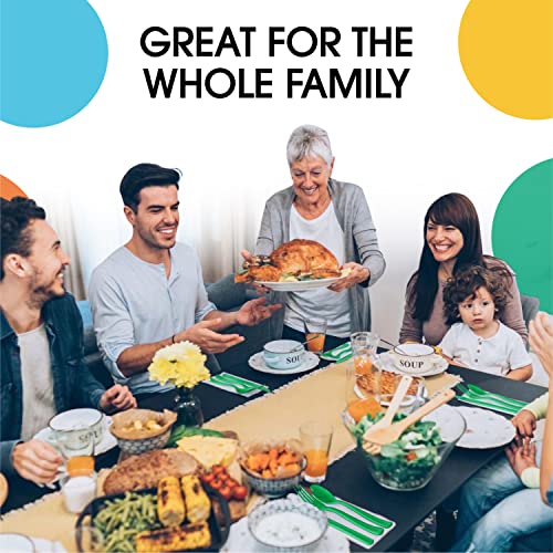 Party Solids Emerald Green Plastic Forks 200 Pcs Green Forks Disposable Utensils Heavy Duty Plastic Cutlery Set Disposable Cutlery Sets Flatware Sets Silverware Set Party Supplies & Party Tableware - color: Emerald Green
