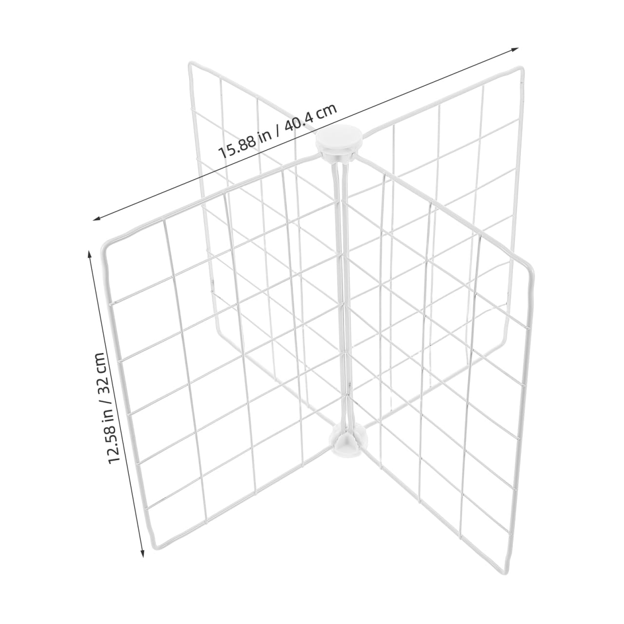 BESTYASH Freezer Organizer Divider Adjustable Chest Freezer Organizer with Breathable Layered Mesh for Refrigerator and Freezer Food and Beverage Storage 15.9X15.9X12.6 Inches