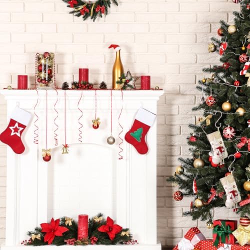 Christmas Hanging Hooks with Iron and PVC Material for Stockings and Ornaments 10pcs Multi-Functional Design Easy Installation for Walls Decors and Collectible Display