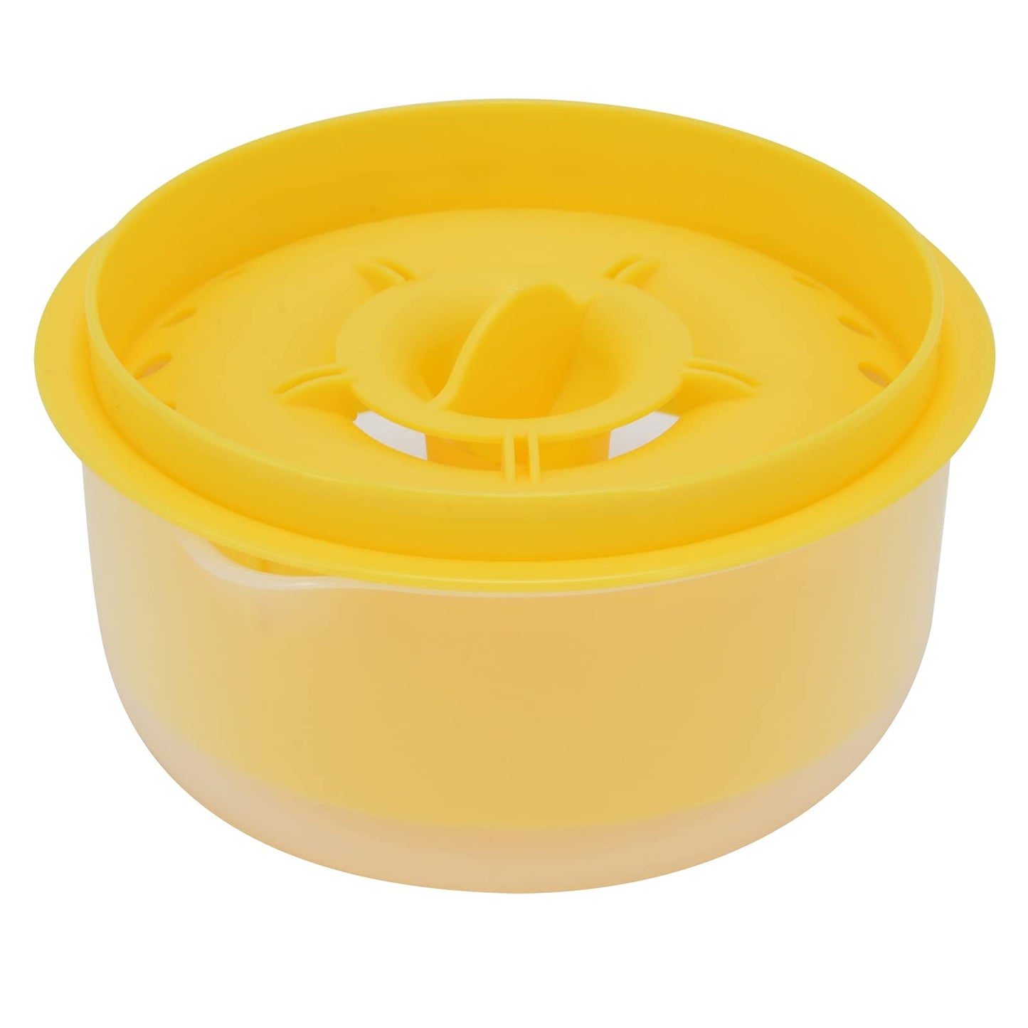 Egg Separator, Easy to, Separates up to 6 Yolks, Non, Reusable for Home Bakery (Yellow)