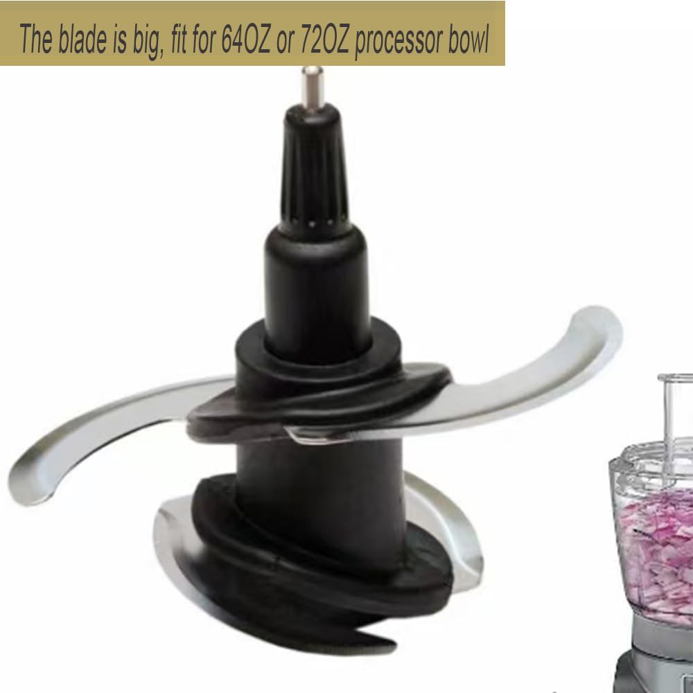 4 Blade Ninja Blender Blade Replacement Parts Compatible with 64oz(8Cup)72oz(9Cup) Food Processor Bowl Ninja Blades Auto iQ Chopping Blade 319KKU770 for Pitcher BL681A BL682 BL770AMZ and More
