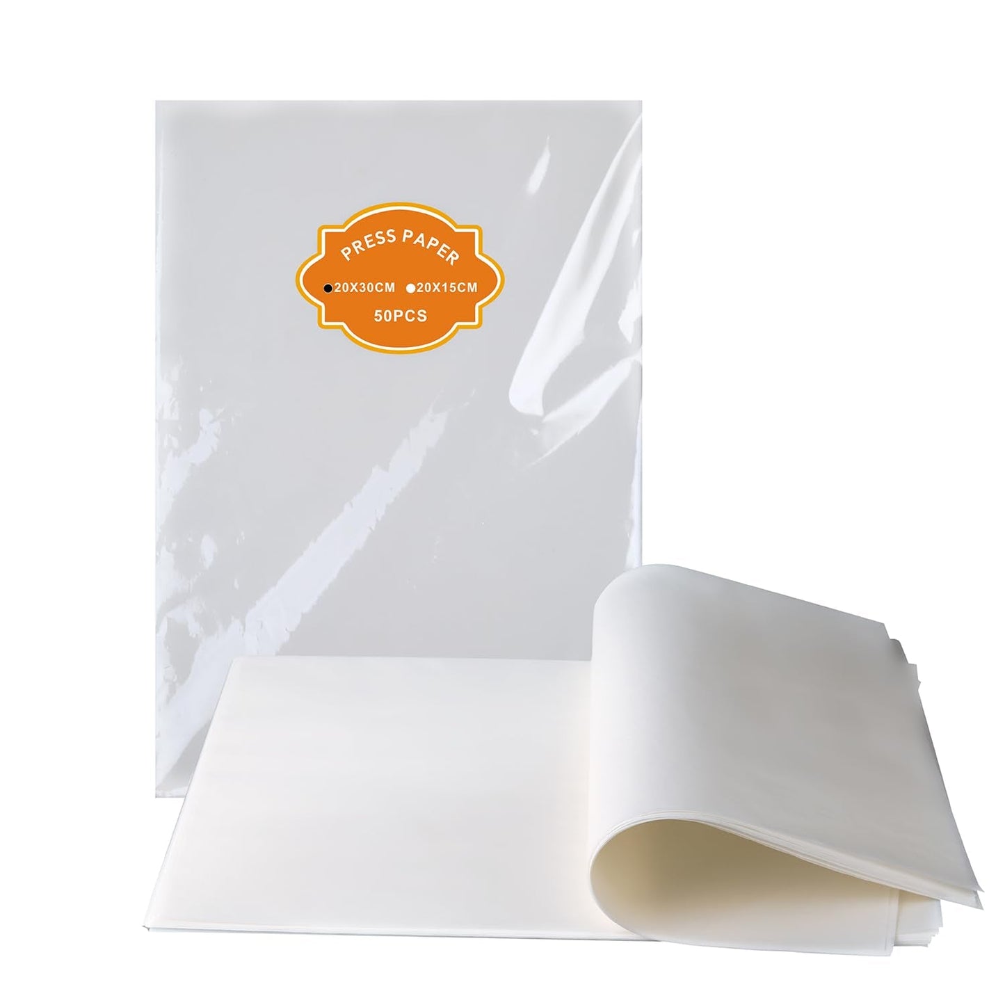 Parchment Paper Pre-Cut Sheets 2-Side Coating for Baking, Cooking, Frying, Oven & Flower Oil Extraction for Heating Press, 8"x6" 100 Pcs|Pack