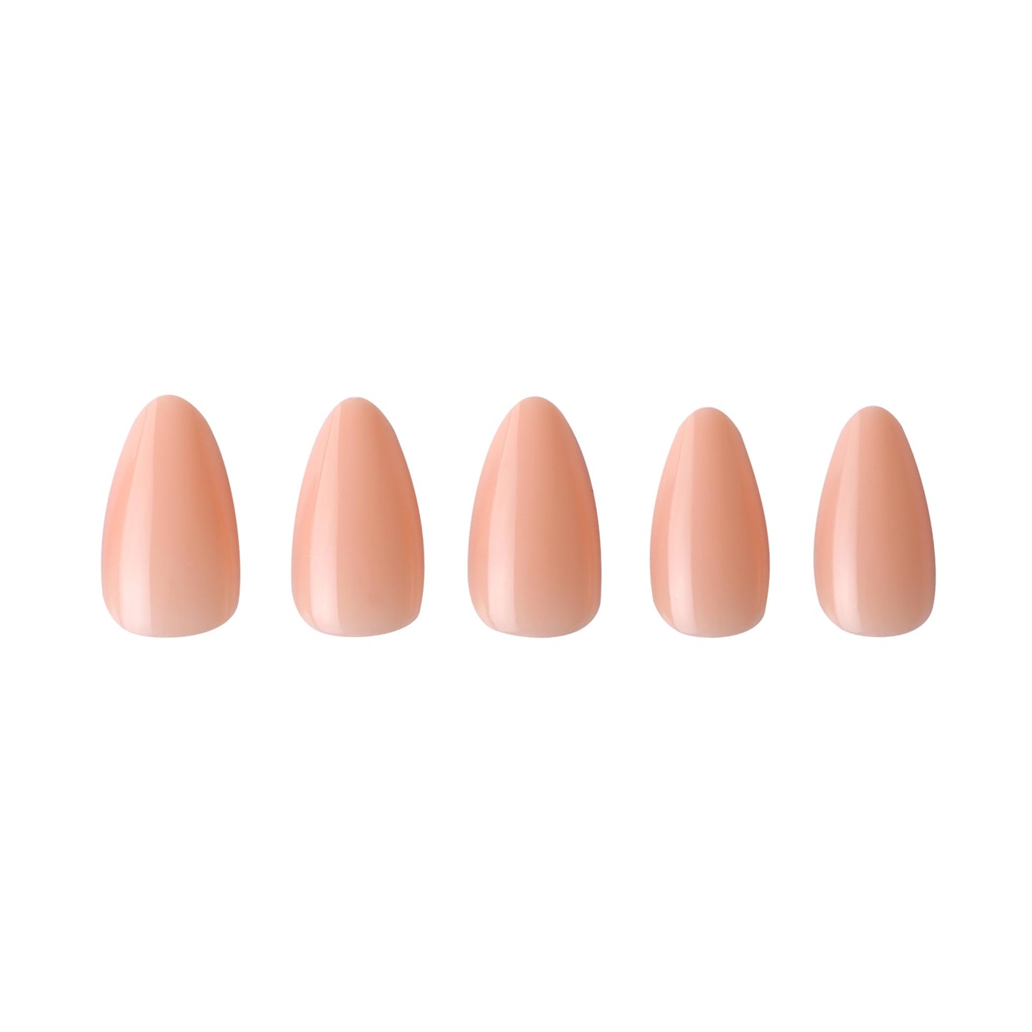 PaintLab Press-On Nails Manicure Kit, Peach Fuzz Almond, 24-Piece Set, Long-Lasting Fake Nails with Glue, File, Prep Pad & Cuticle Stick
