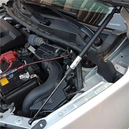 Compatible With Nissan Sentra/SYLPHY B17 2012-2019 Car Front Hood Support Spring Strut Bars Hydraulic Rod Refit Styling(Piano black) - color: Piano black