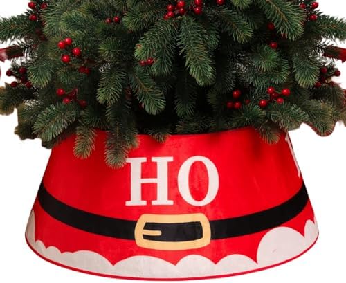 Christmas Tree Collar，Stand Up Tree Skirt，Christmas Tree Ring，Decorative Tree Base Cover for Christmas Decoration in Supermarkets, Hotels, Storefronts, Homes, and Other Places (YXYHSW-01)