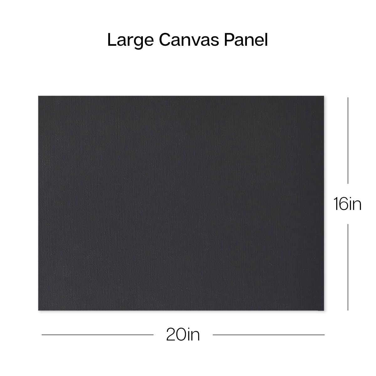 KINGART Studio Black Canvas Panel Set – 16x20 Inch, 4-Pack – 100% Cotton, Black Acrylic Primed Gesso – Lightweight Rigid Artist Boards for Oil, Acrylic, & Mixed Media Painting – Value Pack