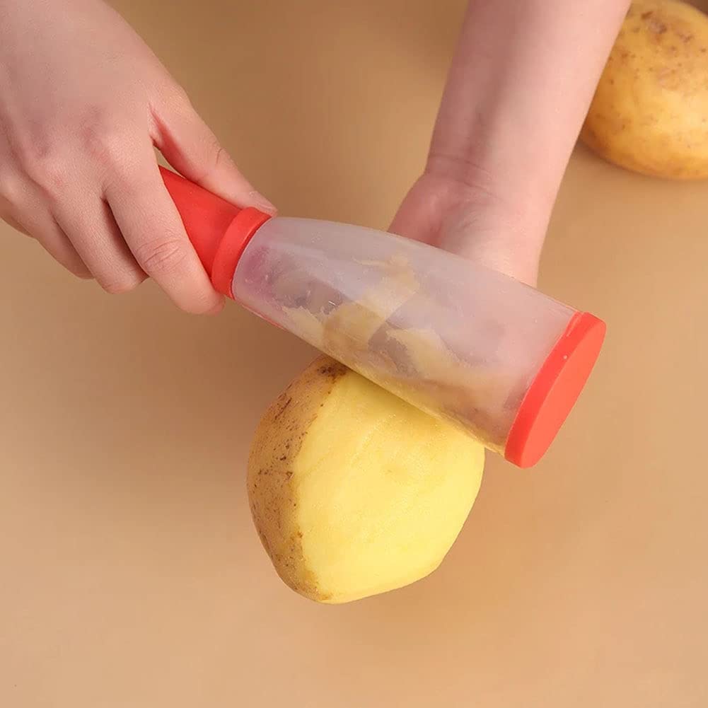 Multifunctional Storage Type Peeling Knife Peeling Knife With Storage Tube Peeler Peeling Apple Supplies Household Peeling Knife