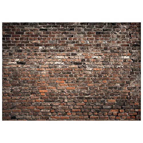 7X5FT Brick Backdrops Retro Red Brick Wall Photo Backdrop Newborn Adult Portrait Photography Background Wallpaper Photo Studio Props Decorative Background DH-262