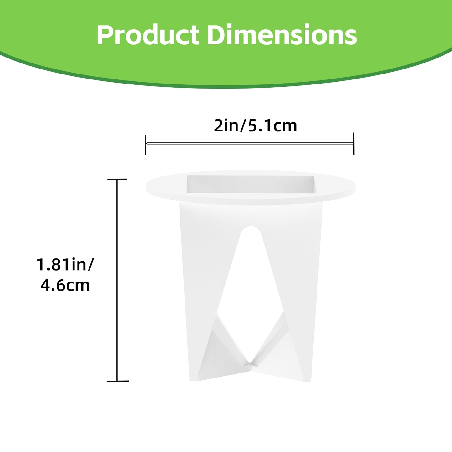 Grow yCube Hydroponic Growing Cups for Gardyn - Compatible with Gardyn Home/Studio Indoor Garden System (10 Pack)