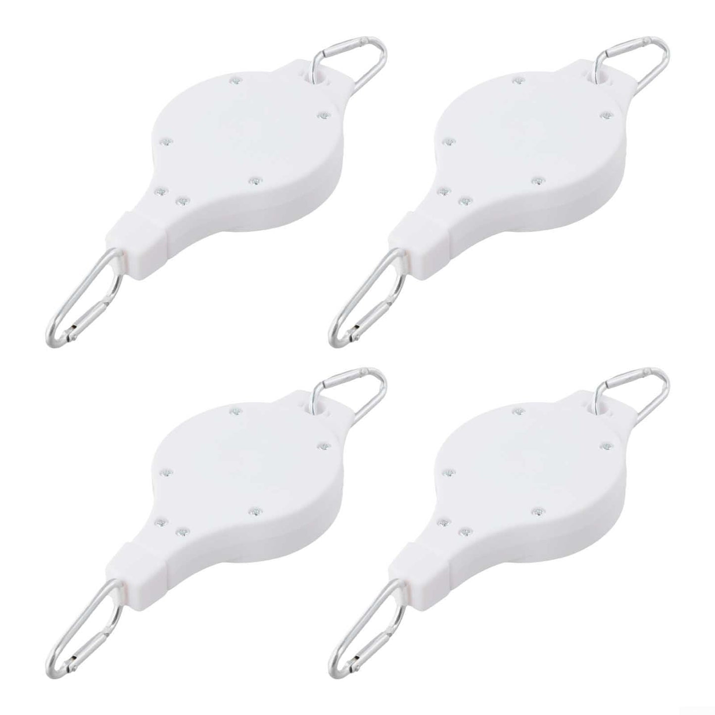 Set of 4 Adjustable Hanging Hooks for Plant Display Perfect for Gardens, Porches, and Home Interiors