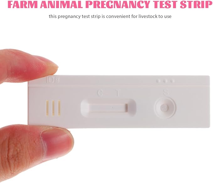 1Pc Horse Pregnancy Test Strip for Cow Pregnancy Tests PlasticLivestock Testing Paper Livestock Pregnancy Test Strip White