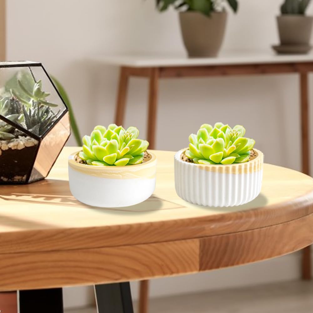2PCS Storage Box with Lids Candle Jar Molds Set, Tea Light Candle Holder Silicone Molds for Resin, Round Shape Tealight Candle Molds for Epoxy Casting DIY Projects