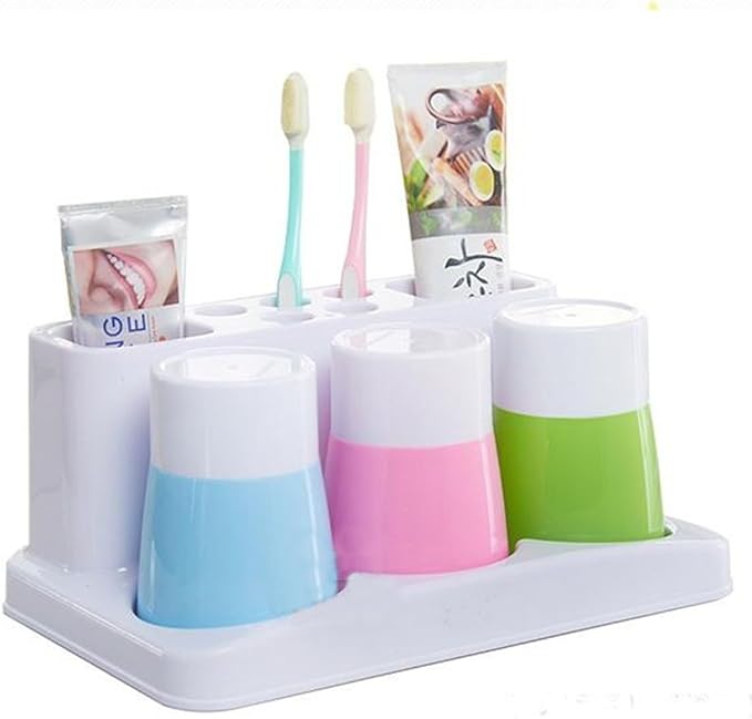 Toothbrush Toothpaste Holder Stand for Bathroom Storage Organizer