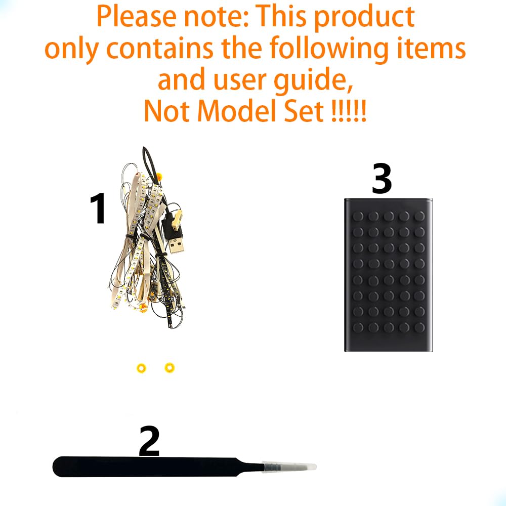 GEAMENT LED Light Kit Compatible with Lego Notre Dame de Paris - Lighting Set for Architecture 21061 (Model Set Not Included)