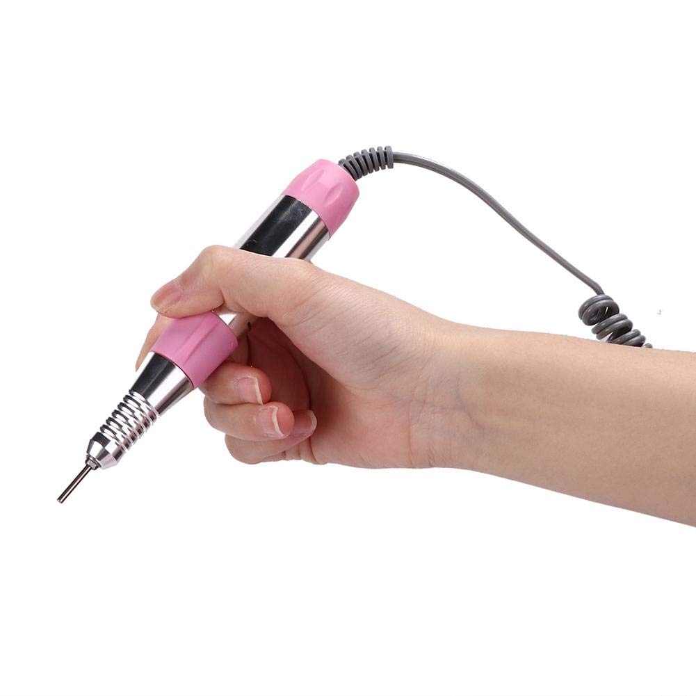 5 in 1 Nail Dust Collector with Drill, 60W Electric Nail Vacuum Dust Collector Extractor Nail Dust Cleaner Manicure Light Hand Rest Pillow Dust Suction Machine for Manicure Pedicure (US)