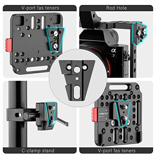 Fomito V-Mount V-Lock Base Station Quick Release Plate VK-02 - color: VK02