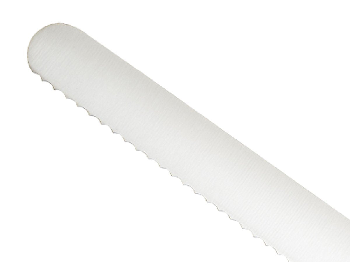 Mercer Culinary M23112 Millennia Black Handle, 12-Inch Wavy Edge, Slicer
