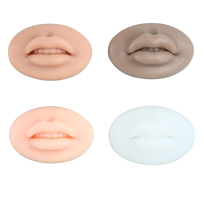 5D Soft Silicone Realistic Lip Practice Module For Semi Permanent Make Up - Lip Tattoo - PMU Supplies Tattoo Practice Lips