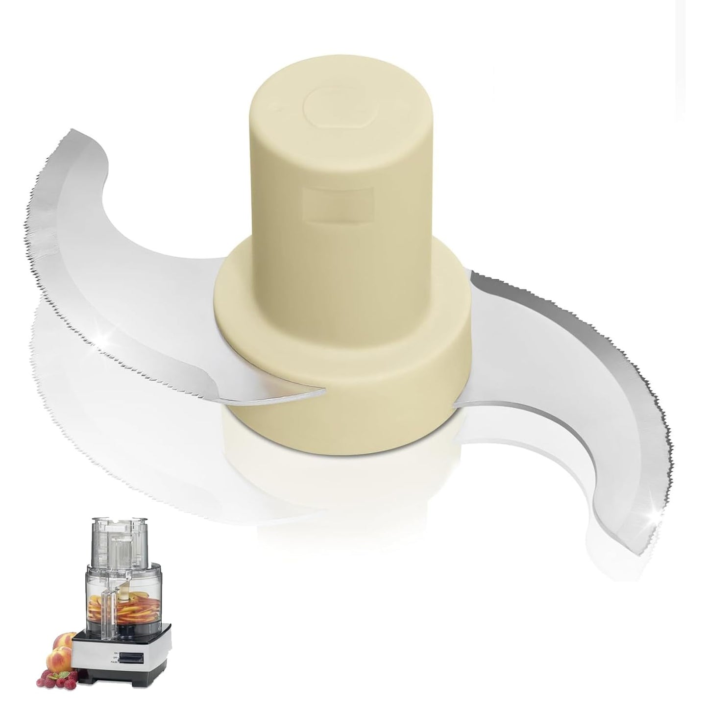 Replace for Cuisinart DLC-7,DLC-001TXA CSR Steel Blade,Compatible with Cuisinart 14 Cup DFP-14BCNY DFP-14BCNR DFP-14N etc food processor,DLC-001TXB Main Stainless Steel Chopping Blade