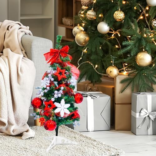 Homoyoyo Christmas Tree Stand White Plastic Artificial Xmas Base Holder for Xmas Holiday Party Tree Decoration