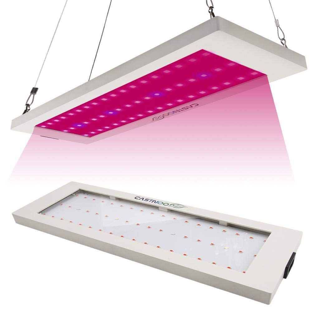 CASTNOO 300W 54 LED Grow Lights, Full Spectrum Little Solid Grow Lamp with IR & UV LED Plant Lights for Indoor (Space-Saving) Plants,Micro Greens,Clones,Succulents,Seedlings