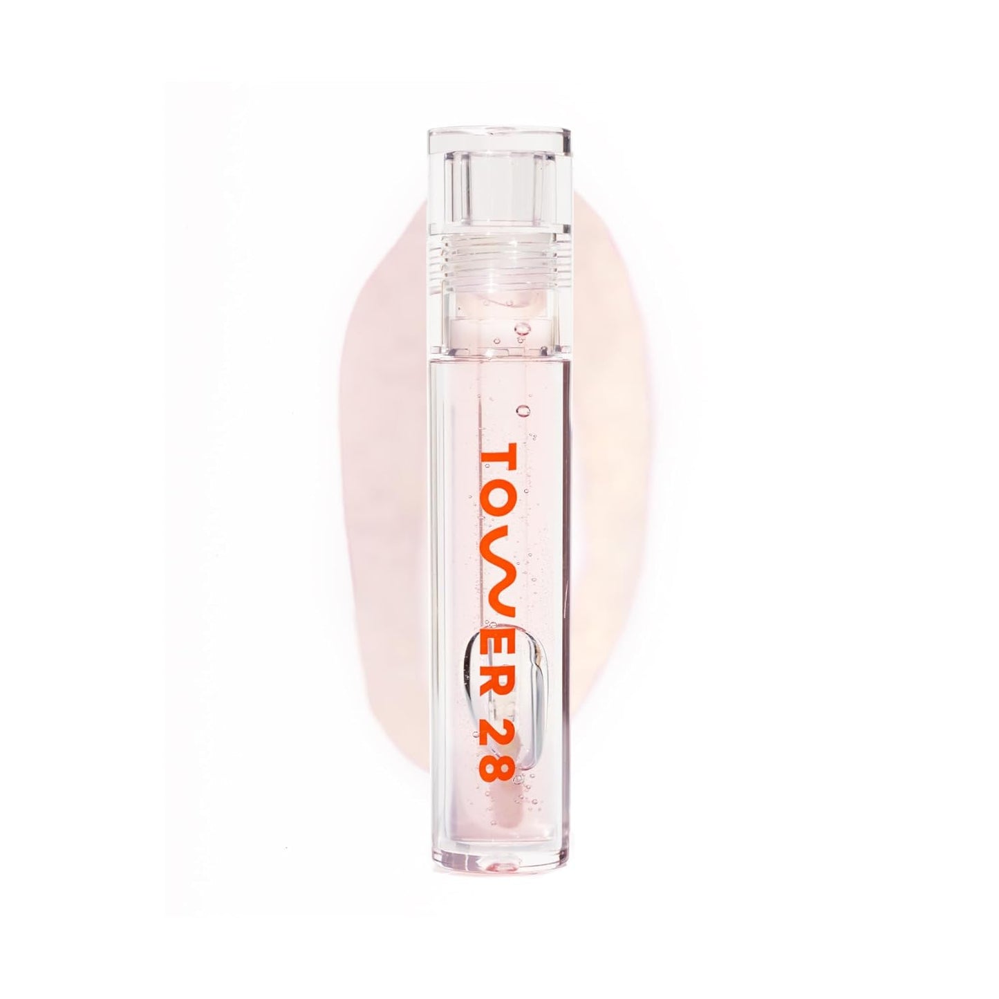 Tower 28 ShineOn Lip Jelly, CHILL | Non-Sticky, Vegan Lip Gloss in Clear | Moisturizing Apricot and Raspberry Seed Oil | Clean, Cruelty Free