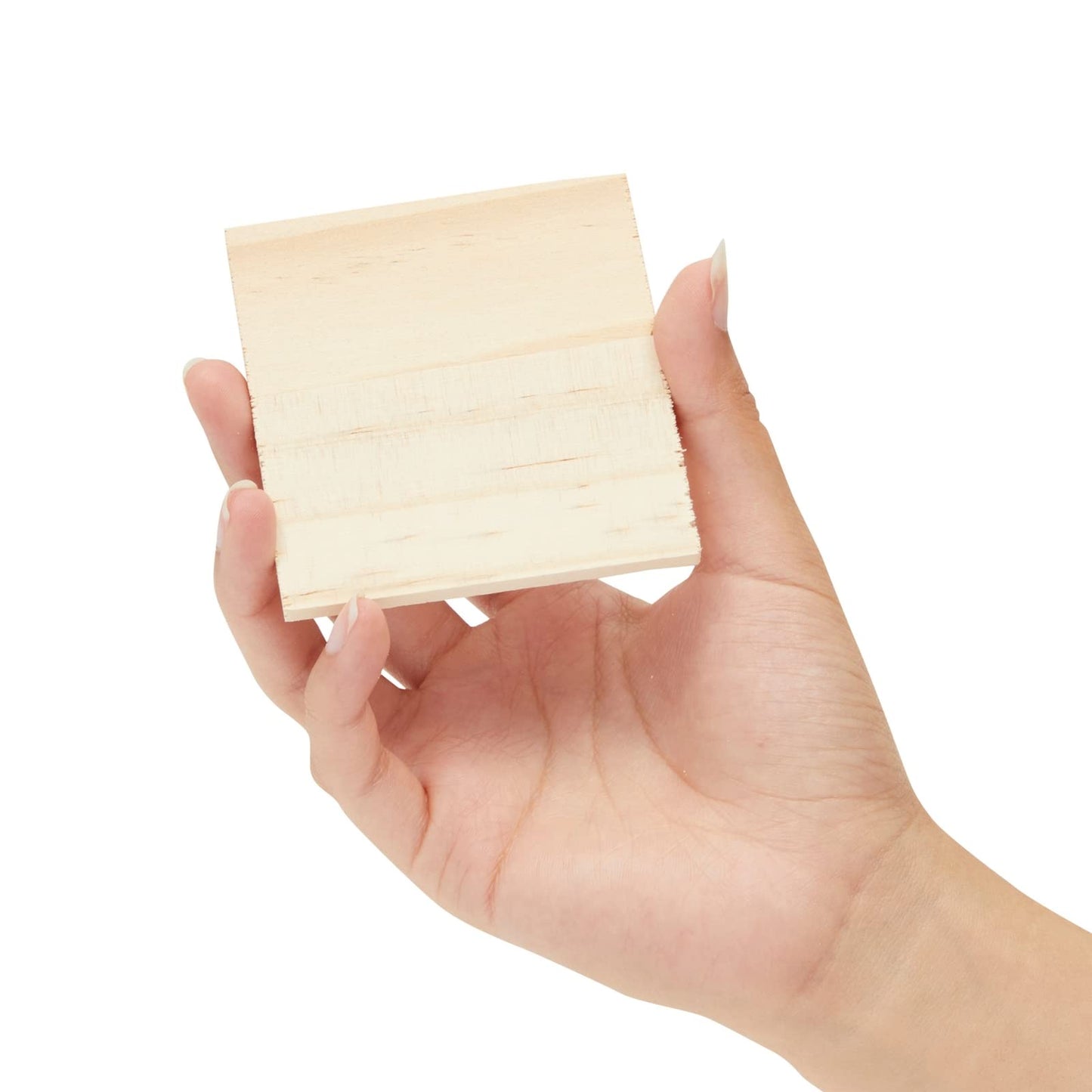 Bright Creations Unfinished Wood Squares - 3 x 3 in, 15 Pack, 1/4 in Thick - Wood Blanks for Carving, Burning & Painting