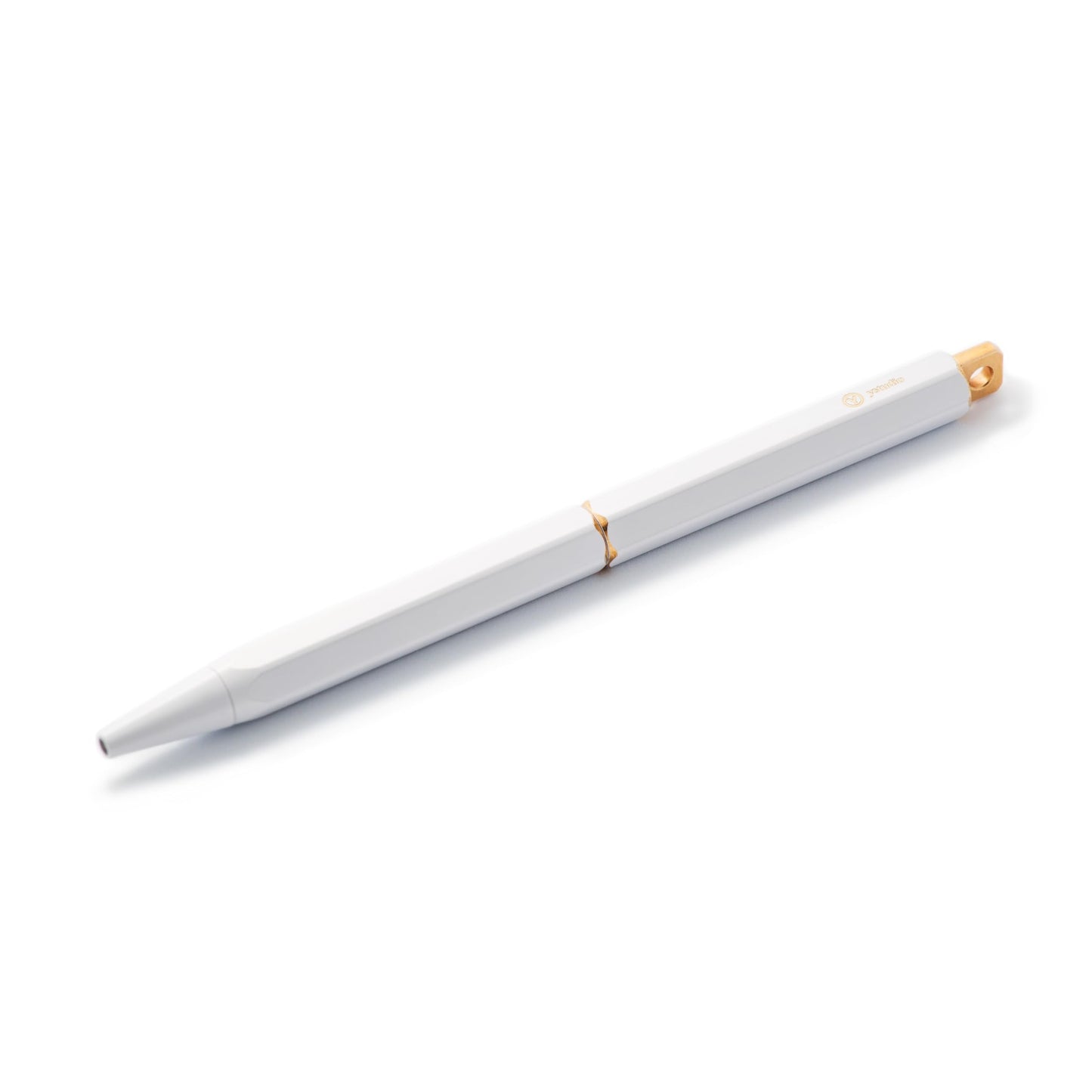 ワイスタジオ(Ystudio) Y-studio YS-STAT-26 Portable Ballpoint Pen, Gel Ink, White
