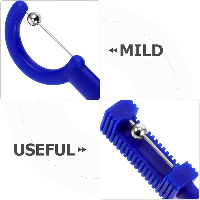 Beaupretty 4pcs Tongue Tip Exerciser Set Portable Oral Muscle Training Tool for Speech Clarity and Rehabilitation Blue Shaped Design for Boy Girl and Adults