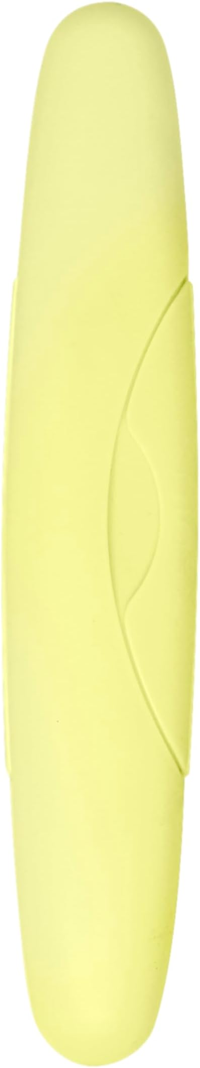 RADIUS Travel Case Value Pack, 3 Count (Toothbrush, Razor, Soap), BPA-Free Recycled Plastic, Portable for Bathroom, School, Home, Camping - Lemon Yellow