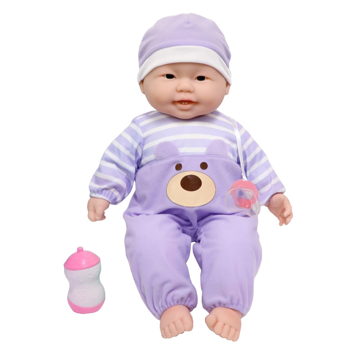 Soft and Cuddly 20" Huggable Baby Doll Play Set | JC Toys - Lots to Cuddle Babies | Pink | Ages 2+ | Asian