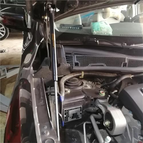 Compatible With Nissan Sentra/SYLPHY B17 2012-2019 Car Front Hood Support Spring Strut Bars Hydraulic Rod Refit Styling(Piano black) - color: Piano black