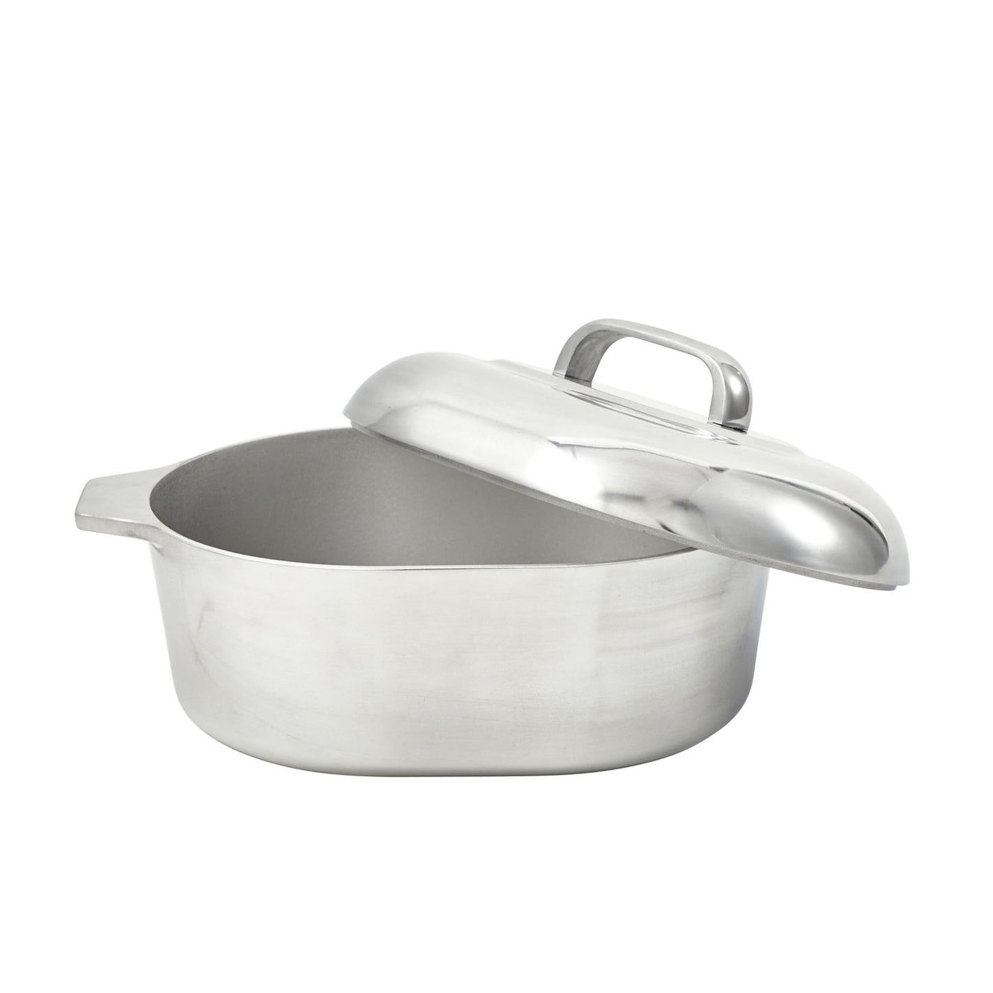 IMUSA 13in Cajun Cast Aluminum Oval Roaster with Lid, Durable Baking and Roasting Pan for Chicken, Meats, and Traditional Cooking