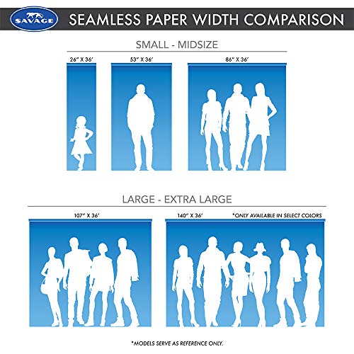 Savage Seamless Paper Photography Backdrop - Color #71 Deep Yellow, Size 26 Inches Wide x 36 Feet Long, Backdrop for Tabletop Product Photography and Crafting - Made in USA - size: 26 in x 36 ft