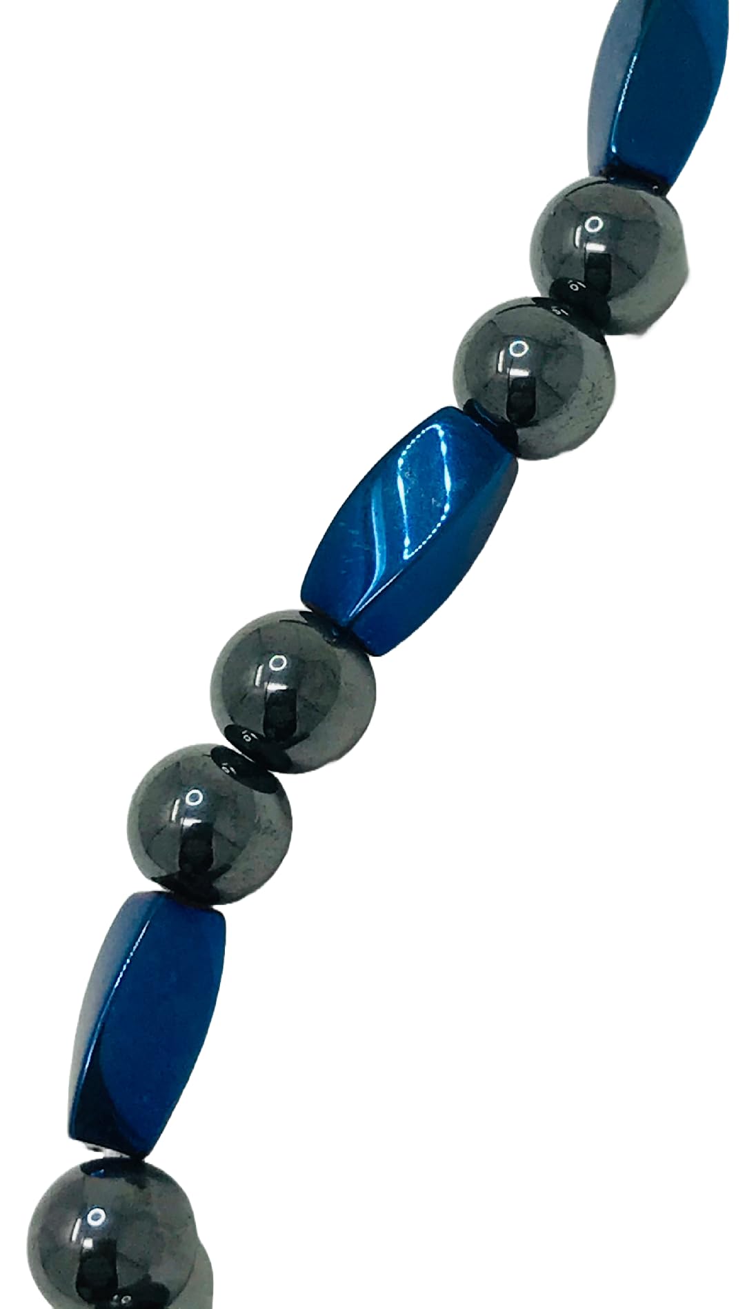 High Power Magnetic Hematite Bracelet (6.5 Inches)