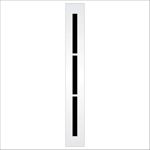 Pavement Stencils - 72 inch Single Number Stencil - 1-72" x 3" x 1/16" (63 mil) - Light-Duty